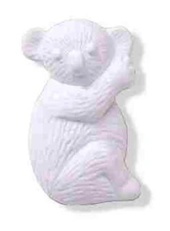 Liberty 1-7/8" White Koala Bear Knob