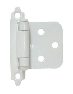 Liberty Pair Variable Overlay Self Closing White Hinge L-H0103AV-W-O