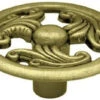 Liberty 1-7/16" Wing Design Knob Antique Brass
