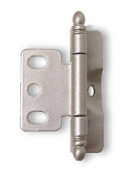 Amerock Wrap-Around Non-Mortise Single Hinge For 3/4" Flush Doors Champagne Finish 2 1/4"