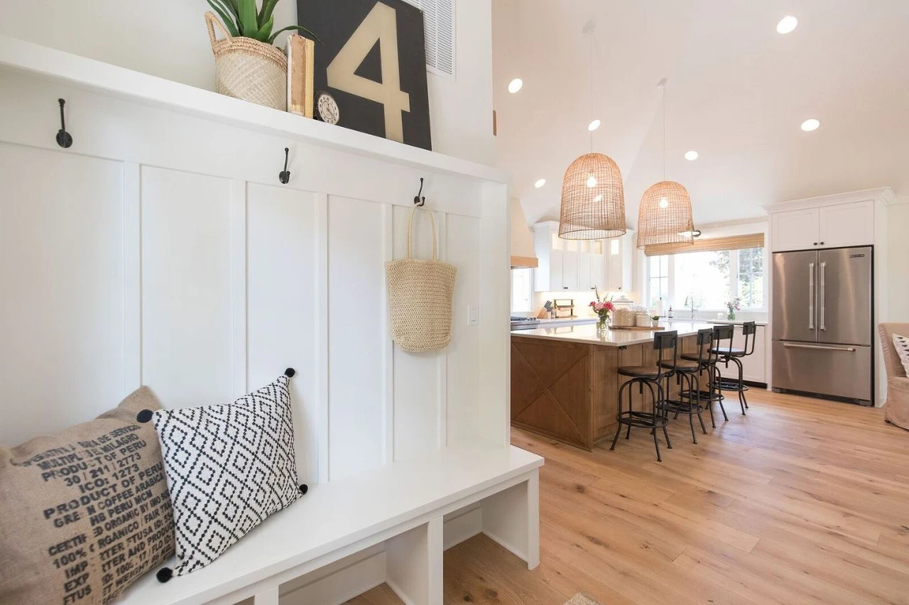 Ball End 5 1/8" Two Prong Coat Hook - Flat Black P2669BLK 3 Ball End 5 1/8" Two Prong Coat Hook - Flat Black P2669BLK - Image 3